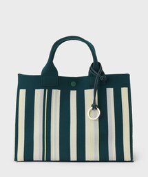 UNTITLED | 【手洗い可】マルチストライプニットバッグ(ハンドバッグ)