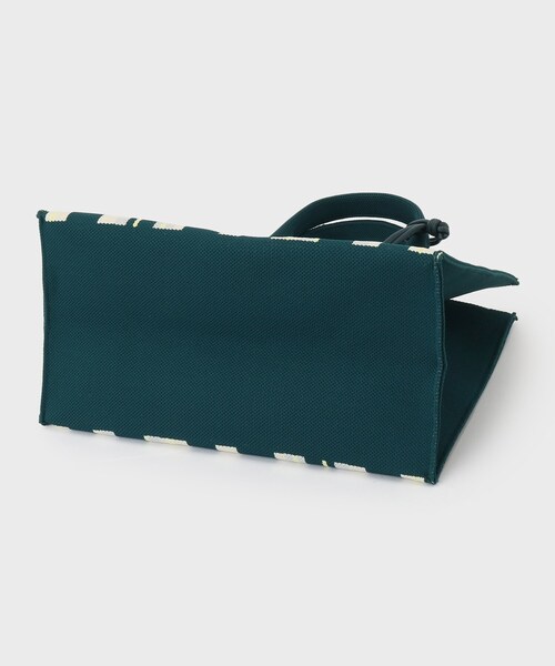 UNTITLED(アンタイトル)の「【手洗い可】マルチストライプニットバッグ(ハンドバッグ・レディース・ブルー系4/ライトグレー系4/グリーン系その他5・99)」の8枚目の写真