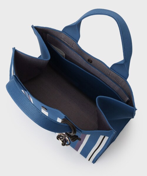 UNTITLED(アンタイトル)の「【手洗い可】マルチストライプニットバッグ(ハンドバッグ・レディース・ブルー系4/ライトグレー系4/グリーン系その他5・99)」の11枚目の写真