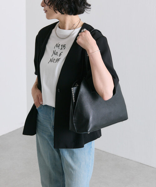 セール】スタッズ仕切りトートバッグ《SNSで問い合わせ多数！/本革/A4