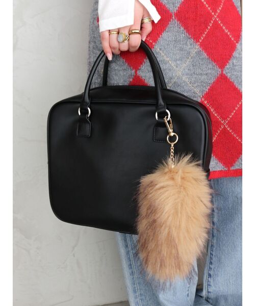 Ungrid（アングリッド）の「ファーキーホルダー（キーホルダー・レディース・ブラック/ベージュ・FREE）」の12枚目の写真