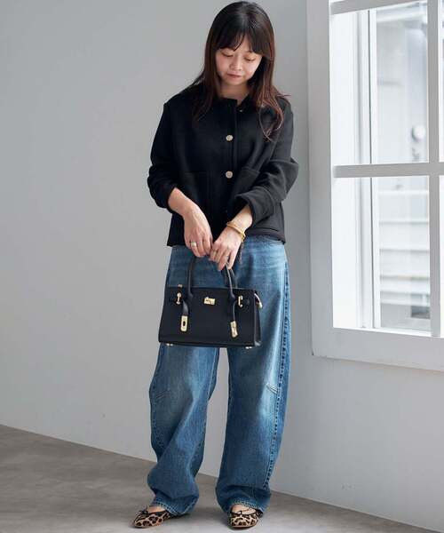 一部WEB・店舗限定カラーあり》ダブルフェイスニットジャケット