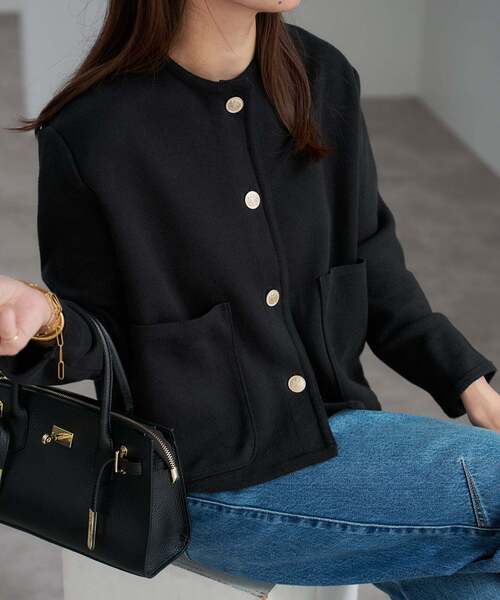 セール】《一部WEB・店舗限定カラーあり》ダブルフェイスニット