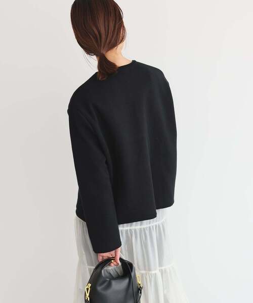 スローブイエナ　ダブルフェイスニットジャケット 一部WEB・店舗限定カラーあり》ダブルフェイスニットジャケット