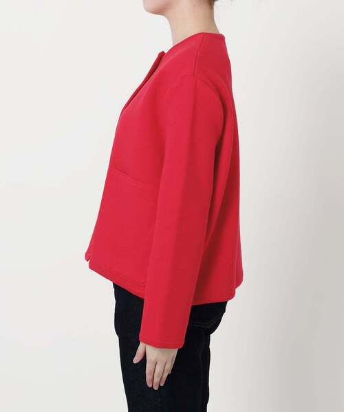 スローブイエナ　ダブルフェイスニットジャケット 一部WEB・店舗限定カラーあり》ダブルフェイスニットジャケット