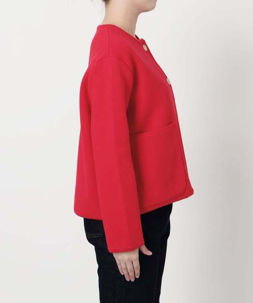 一部WEB・店舗限定カラーあり》ダブルフェイスニットジャケット