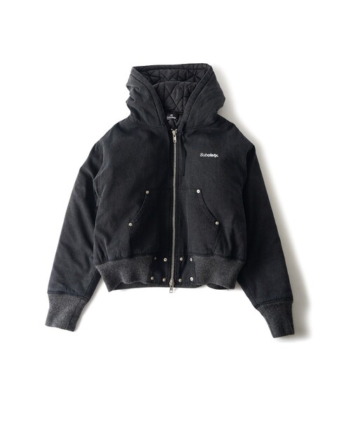 Subciety(サブサエティ)の「Hooded jkt【WOMEN】(その他アウター・レディース・ピンク/ブラック系その他/ブラック・FREE)」の16枚目の写真