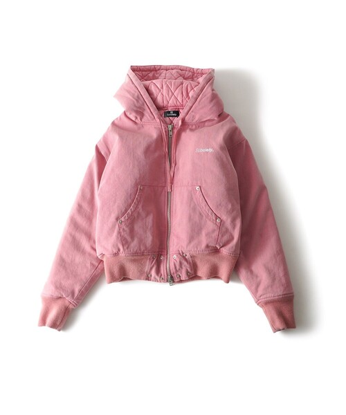 Subciety(サブサエティ)の「Hooded jkt【WOMEN】(その他アウター・レディース・ピンク/ブラック系その他/ブラック・FREE)」の9枚目の写真