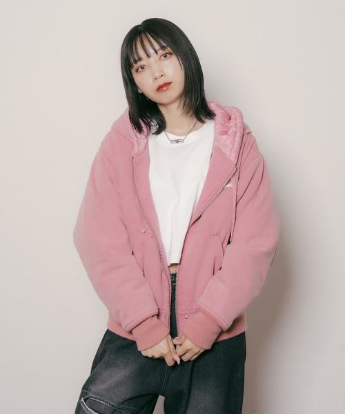 Subciety(サブサエティ)の「Hooded jkt【WOMEN】(その他アウター・レディース・ピンク/ブラック系その他/ブラック・FREE)」の22枚目の写真