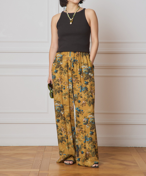 IENA LA BOUCLE（イエナラブークル）の「CAROUSE LAMBRA/ケラウズランブラ ボートキャミソール 251-380（キャミソール・レディース・ブラック/ブラウン/ベージュ・FREE）」の5枚目の写真