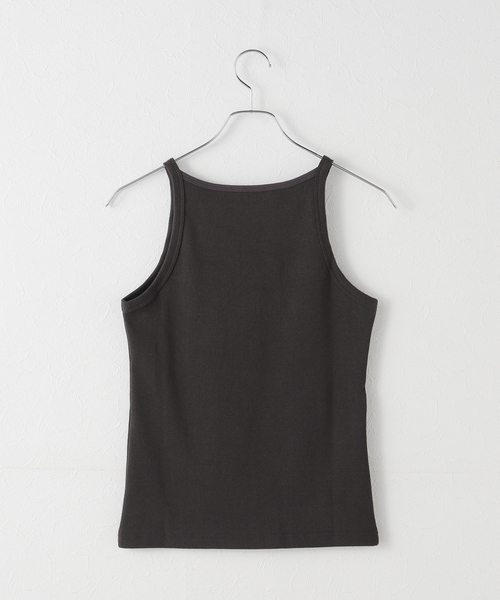 IENA LA BOUCLE（イエナラブークル）の「CAROUSE LAMBRA/ケラウズランブラ ボートキャミソール 251-380（キャミソール・レディース・ブラック/ブラウン/ベージュ・FREE）」の21枚目の写真