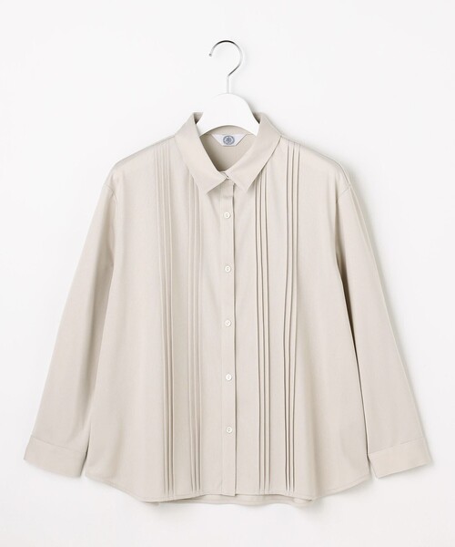 J.PRESS Ladies(J.プレス レディス)の「コンパクトトリコット シャツライク カットソー(Tシャツ/カットソー・レディース・ベージュ系/オレンジ系/ブルー系/ダークブラウン系・SMALL)」の18枚目の写真