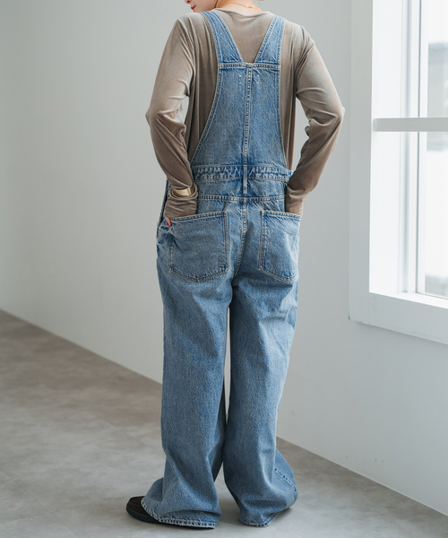 Spick & Span（スピックアンドスパン）の「upper hights/アッパーハイツ THE LEO（サロペット/オーバーオール・レディース・ブルー・MEDIUM）」の8枚目の写真