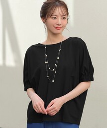 袖ギャザードルマンプルオーバー