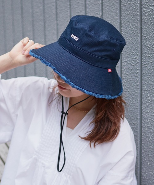 HAT MIKKE(ハットミッケ)の「EDWINフリンジアドベンチャーハット(ハット・レディース・キナリ/ベージュ/ネイビー/ブラック/カーキ/グレー・フリー)」の20枚目の写真