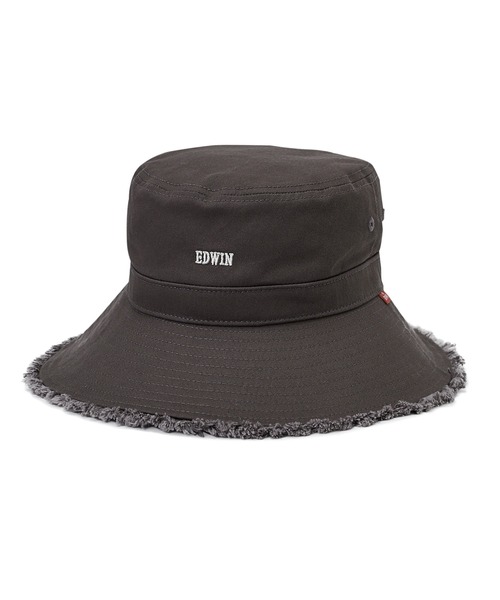 HAT MIKKE(ハットミッケ)の「EDWINフリンジアドベンチャーハット(ハット・レディース・キナリ/ベージュ/ネイビー/ブラック/カーキ/グレー・フリー)」の7枚目の写真