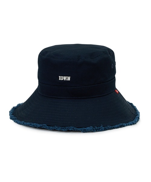 HAT MIKKE(ハットミッケ)の「EDWINフリンジアドベンチャーハット(ハット・レディース・キナリ/ベージュ/ネイビー/ブラック/カーキ/グレー・フリー)」の8枚目の写真