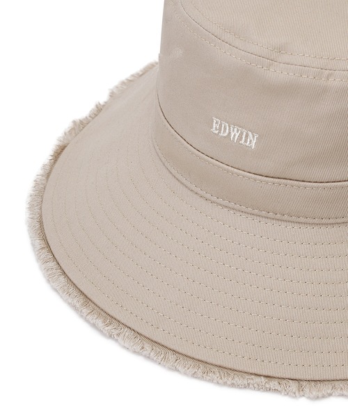 HAT MIKKE(ハットミッケ)の「EDWINフリンジアドベンチャーハット(ハット・レディース・キナリ/ベージュ/ネイビー/ブラック/カーキ/グレー・フリー)」の13枚目の写真