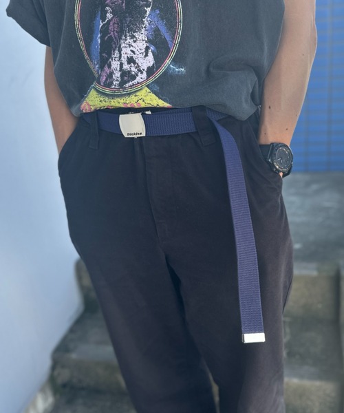 Dickies（ディッキーズ）の「Dickies　GIベルト ガチャベルト 無地（ベルト・メンズ・ブラック/ホワイト/ベージュ/ネイビー/グリーン系/レッド/イエロー・FREE）」の5枚目の写真