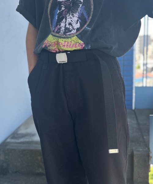 Dickies（ディッキーズ）の「Dickies　GIベルト ガチャベルト 無地（ベルト・メンズ・ブラック/ホワイト/ベージュ/ネイビー/グリーン系/レッド/イエロー・FREE）」の3枚目の写真