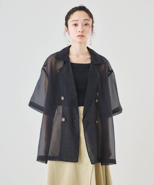 sugar Pearl button Jacket 半袖ジャケット sugar Pearl button Jacket 半袖ジャケット