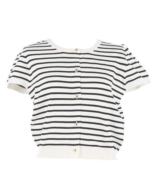 coca（coca）（コカ）の「金ボタンニットトップス（ニット/セーター・レディース・グレー/ブラック/アイボリー/その他1・S/L/M）」の11枚目の写真