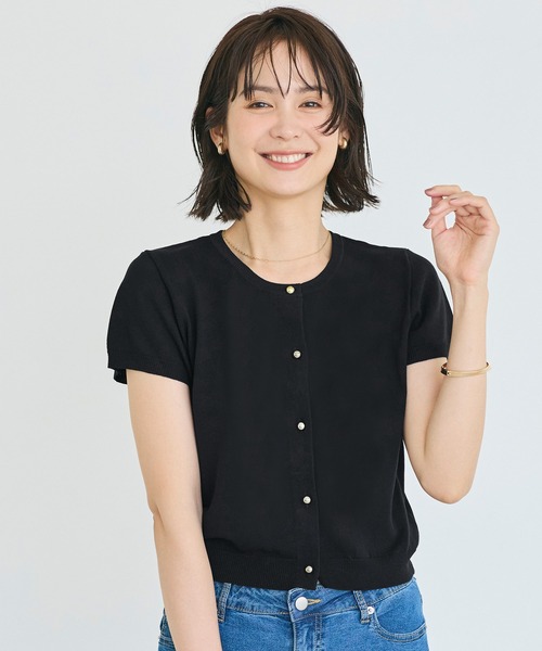 coca(coca)(コカ)の「\再入荷/金ボタンニットトップス(ニット/セーター・レディース・グレー/ブラック/アイボリー/その他1/カーキ・S/L/M)」の10枚目の写真