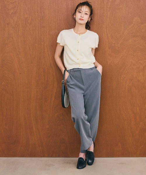 coca(coca)(コカ)の「\再入荷/金ボタンニットトップス(ニット/セーター・レディース・グレー/ブラック/アイボリー/その他1/カーキ・S/L/M)」の14枚目の写真
