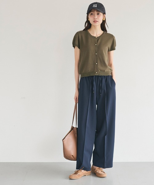 coca(coca)(コカ)の「\再入荷/金ボタンニットトップス(ニット/セーター・レディース・グレー/ブラック/アイボリー/その他1/カーキ・S/L/M)」の18枚目の写真
