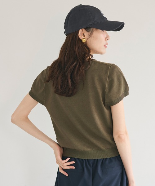 coca(coca)(コカ)の「\再入荷/金ボタンニットトップス(ニット/セーター・レディース・グレー/ブラック/アイボリー/その他1/カーキ・S/L/M)」の20枚目の写真