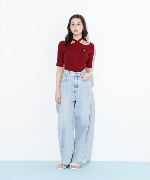 セール】◇ホルターネックニットトップス（ニット/セーター