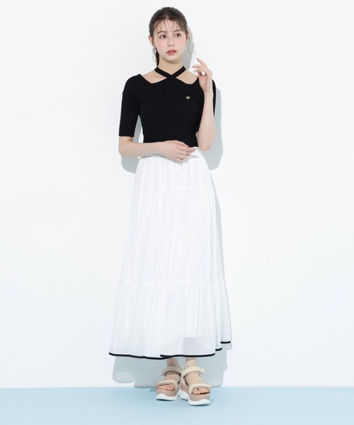 JILL by JILL STUART(ジルバイジルスチュアート)の「◇ホルターネックニットトップス(ニット/セーター・レディース・ブラック/ブルー/レッド・FREE)」の12枚目の写真