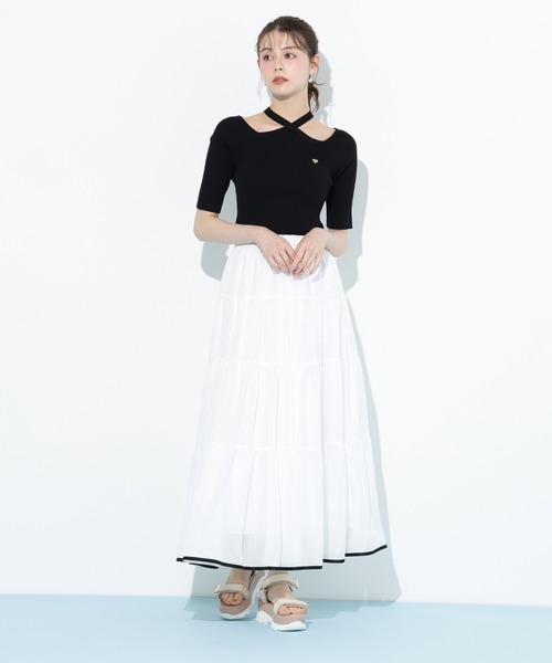 JILL by JILL STUART(ジルバイジルスチュアート)の「◇ホルターネックニットトップス(ニット/セーター・レディース・ブラック/ブルー/レッド・FREE)」の14枚目の写真