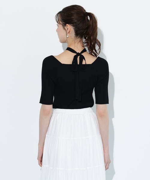 JILL by JILL STUART(ジルバイジルスチュアート)の「◇ホルターネックニットトップス(ニット/セーター・レディース・ブラック/ブルー/レッド・FREE)」の17枚目の写真