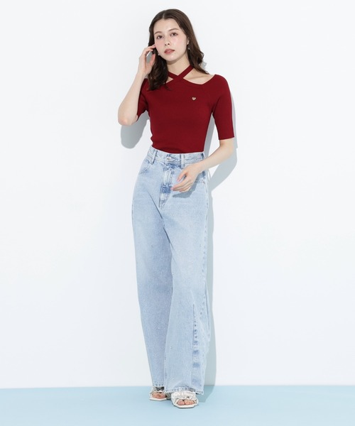 JILL by JILL STUART(ジルバイジルスチュアート)の「◇ホルターネックニットトップス(ニット/セーター・レディース・ブラック/ブルー/レッド・FREE)」の22枚目の写真