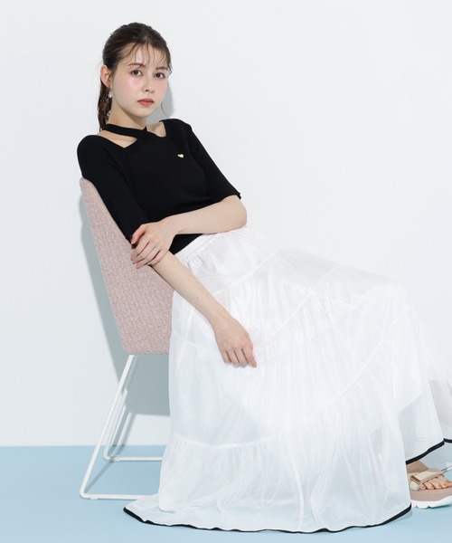 JILL by JILL STUART(ジルバイジルスチュアート)の「◇ホルターネックニットトップス(ニット/セーター・レディース・ブラック/ブルー/レッド・FREE)」の10枚目の写真