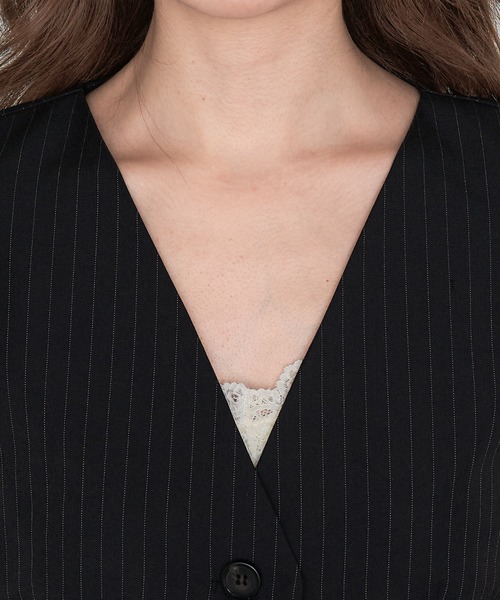 RAY CASSIN（レイカズン）の「スーツベスト（ベスト・レディース・グレー/ブラック系その他2・FREE）」の20枚目の写真