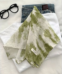 BARELY BLUE（ベアリーブルー）の「【 BARELY BLUE / ベアリーブルー 】 タイダイ デザイン コットン スカーフ /  バンダナ ユニセックス（バンダナ/スカーフ）」