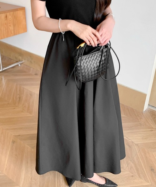 by LEGNA(バイレグナ)の「【選べる2タイプ】撥水加工ドッキングワンピース 半袖/ノースリーブ(ワンピース・レディース・ホワイト/ブラック系1/ブラック×ホワイト/ブラック系2/ブラック/ホワイト系1/ベージュ/ダークブラウン/ベージュ系/ブラウン系/ホワイト系その他2/ホワイト系その他・LARGE/MEDIUM)」の18枚目の写真