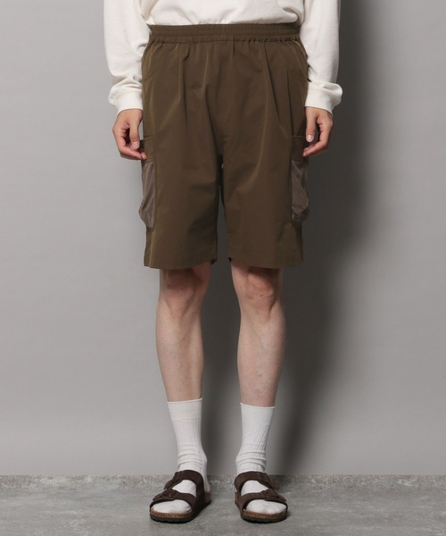 BAYFLOW（ベイフロー）の「【BUDDIES Dept.】メッシュポケットカーゴショーツ[UVケア・吸水速乾・耐塩素・4WAYストレッチ]（その他パンツ・メンズ・ブラック/ブラウン・LARGE/MEDIUM）」の7枚目の写真