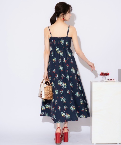 WILLSELECTION（ウィルセレクション）の「フルーツプリントキャミワンピース（ワンピース・レディース・オフホワイト/ネイビー・FREE）」の12枚目の写真