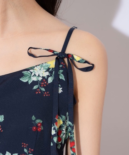 WILLSELECTION（ウィルセレクション）の「フルーツプリントキャミワンピース（ワンピース・レディース・オフホワイト/ネイビー・FREE）」の5枚目の写真