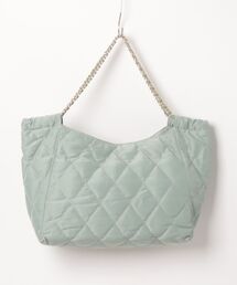 Q | ナイロンキルトチェーントート(トートバッグ)