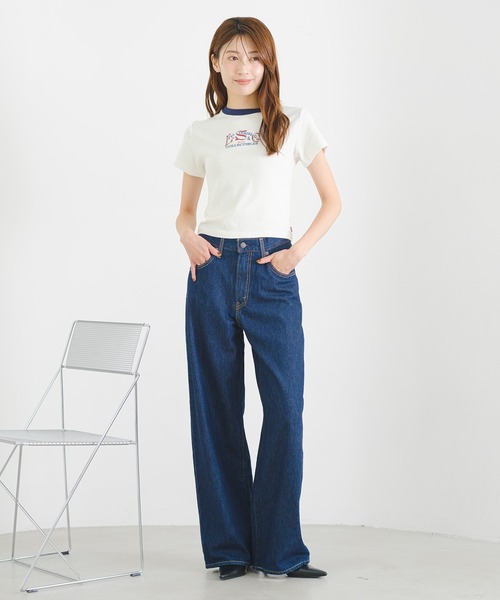 Levi's(リーバイス)の「Levi's/リーバイス GR ESSENTIAL スポーティーTシャツ(Tシャツ/カットソー・レディース・ネイビー・XS/S/M)」の16枚目の写真