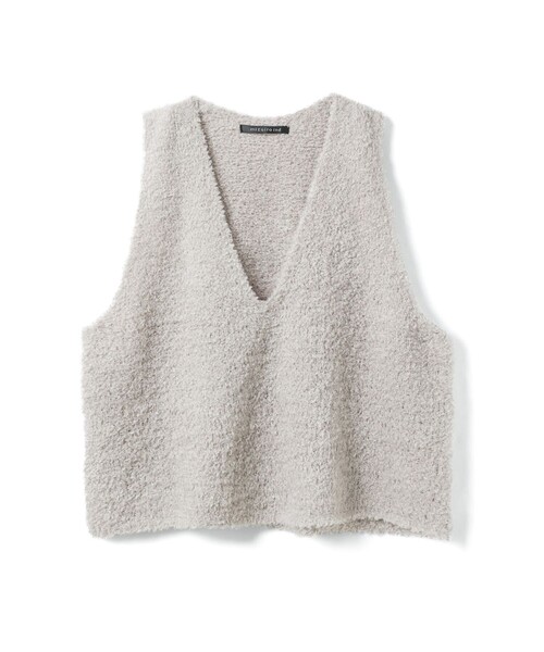 mizuiro ind へアリーVネックベスト（ベスト）｜mizuiroind（ミズイロ