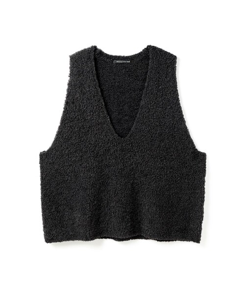 mizuiro ind へアリーVネックベスト（ベスト）｜mizuiroind（ミズイロ