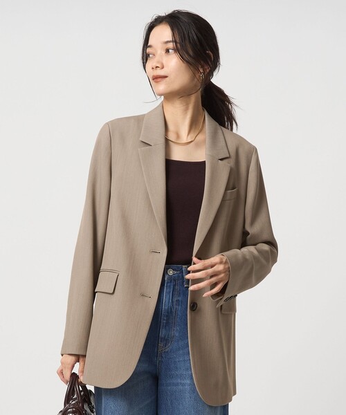 ツイル テーラード 2ボタン ジャケット（テーラードジャケット