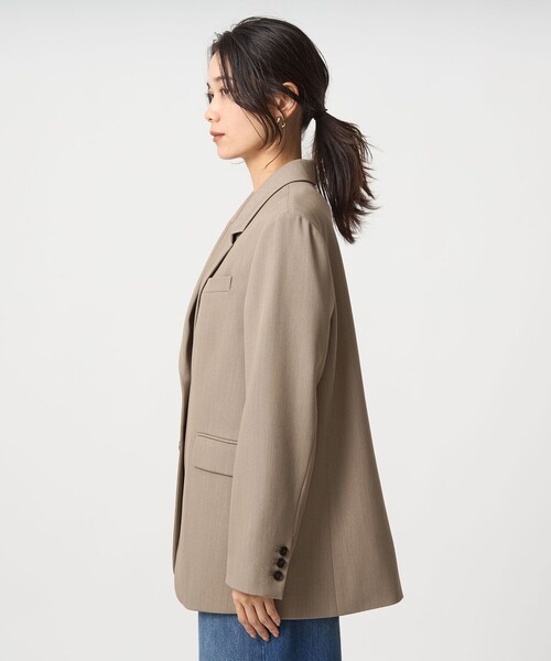 ツイル テーラード 2ボタン ジャケット（テーラードジャケット