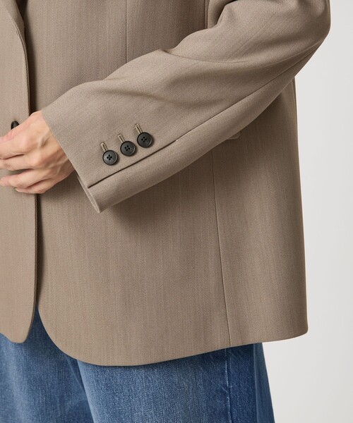 ツイル テーラード 2ボタン ジャケット（テーラードジャケット