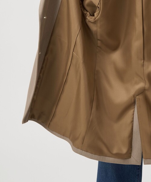 green label relaxing（グリーンレーベルリラクシング）の「ツイル テーラード 2ボタン ジャケット（テーラードジャケット・レディース・ネイビー/ベージュ・36/38）」の18枚目の写真